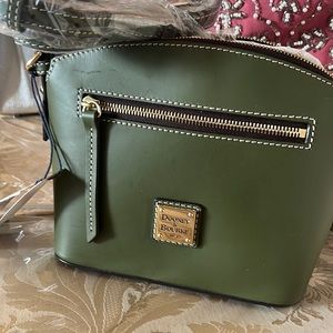 Dooney &Burke Green Cross Body Purse never used